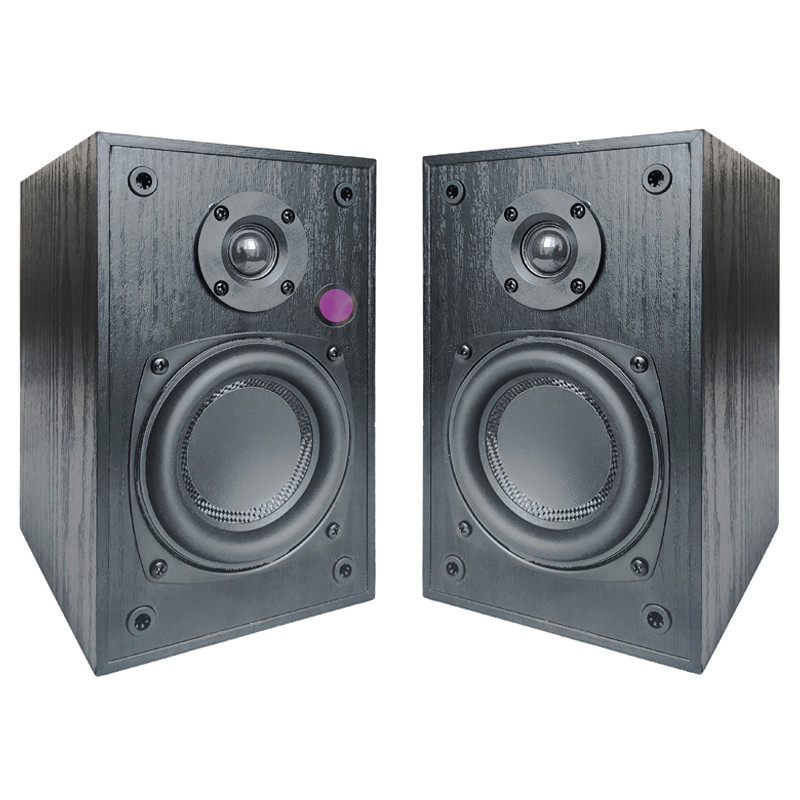 Powered Bookshelf Speakers With Amplifier For Turntable TV PC Bluetooth 5 RCA And Aux