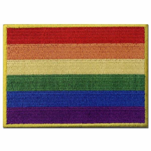 Quality Iron - On Sewing Embroidered Flag Patches Laser Cut Merrow Edge With Backing for sale