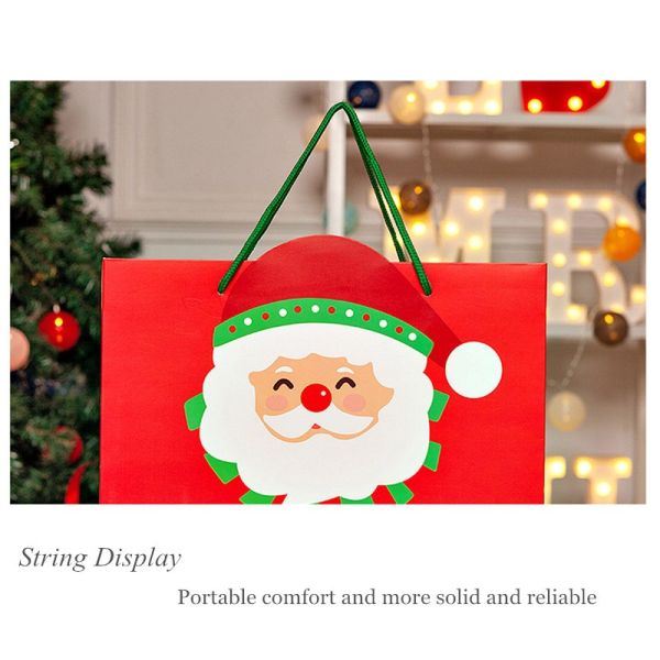 Embossing Flat Pack Xmas Eco Friendly Gift Box Packaging Ultraportable