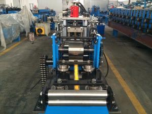 China Precision C Purlin Roll Forming Machine With Hydraulic Punching System wholesale