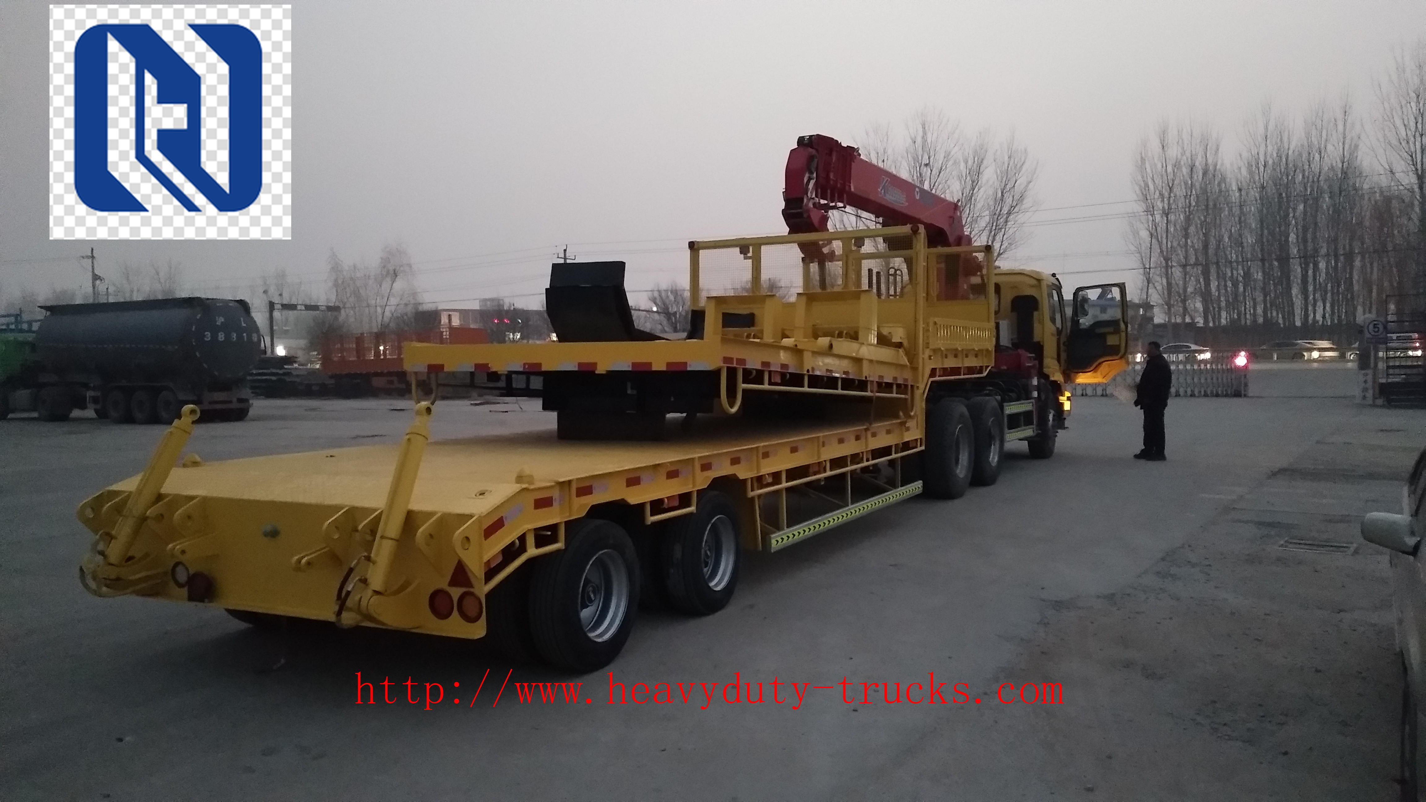 New 3.5t Mini 7.6m Span Truck-Mounted Crane With Telescopic Boom SQ3.2SK1Q