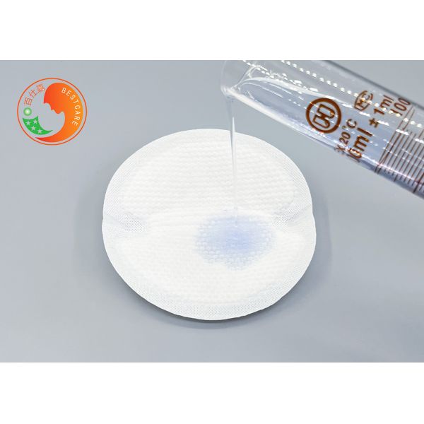 Round Shape Disposable Breast Pads Nipple Milk Cover Customize Brand Breathable Silky Soft