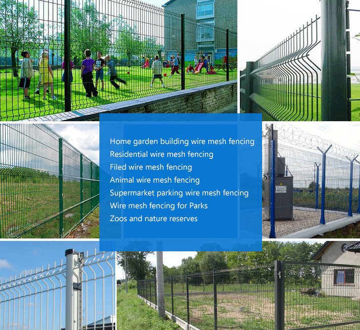 Iron Wire Fence V Mesh Triangle Bending Fence For Highway / Yard 1.8*2.4m