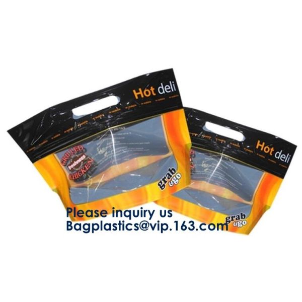 Chicken Plastic Packaging Pouch Bag,Custom Printed Rotisserie Chicken Bags Roast Chicken Packaging Bag, Bagease, Bagplas
