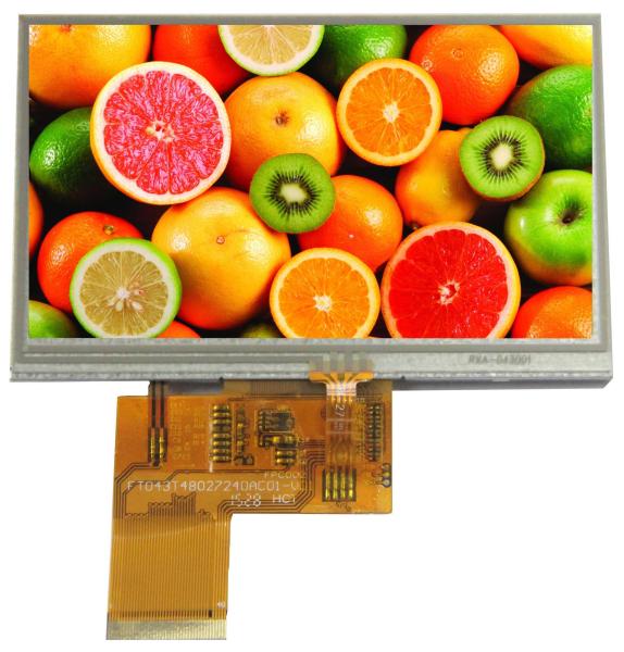 250nits 4.3 Inch Tft Lcd Display Module 480x272 Dots RGB Interface With