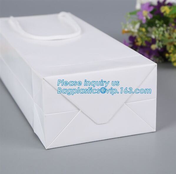 Fashion Custom Printing Luxury Gift Shopping Carrier Paper Bag With Your Own Logo Print,strong twisted handle black leat