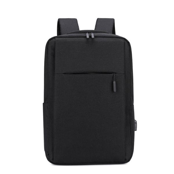 Quality Recycled Work Computer Backpack Soft Handle 600D Fabric Business Bookbag for sale