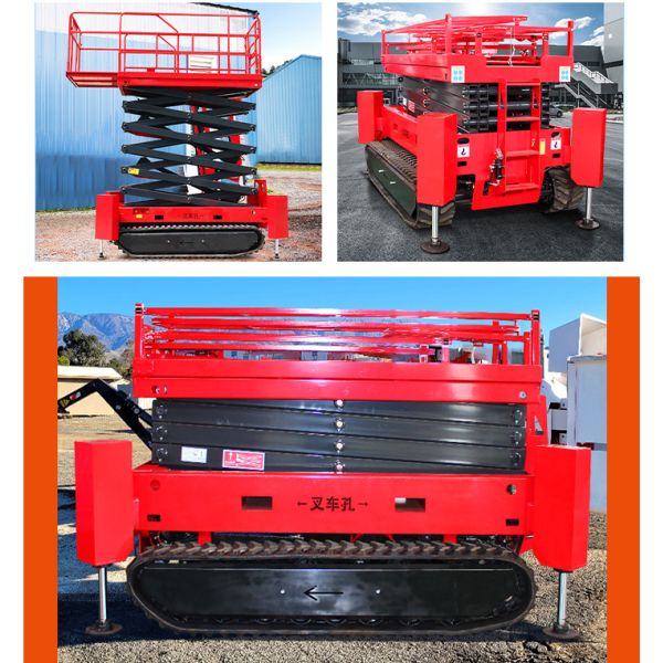 High Quality 4m-14m Self Driven Mobile Aerial Work Platform Aerial Work Platform Full Automatic Lift Hydraulic Scissor Lifts