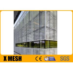 2mm Architectural Expanded Metal Mesh Cladding 10mm*40mm Hole