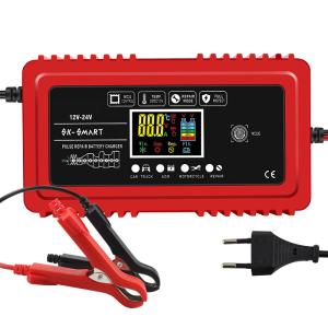 China CAR CHARGER Automatic Smart Lead Acid Battery Charger with LCD Display 3.6V-6.5V/3A 12V 10A 24V 5A wholesale