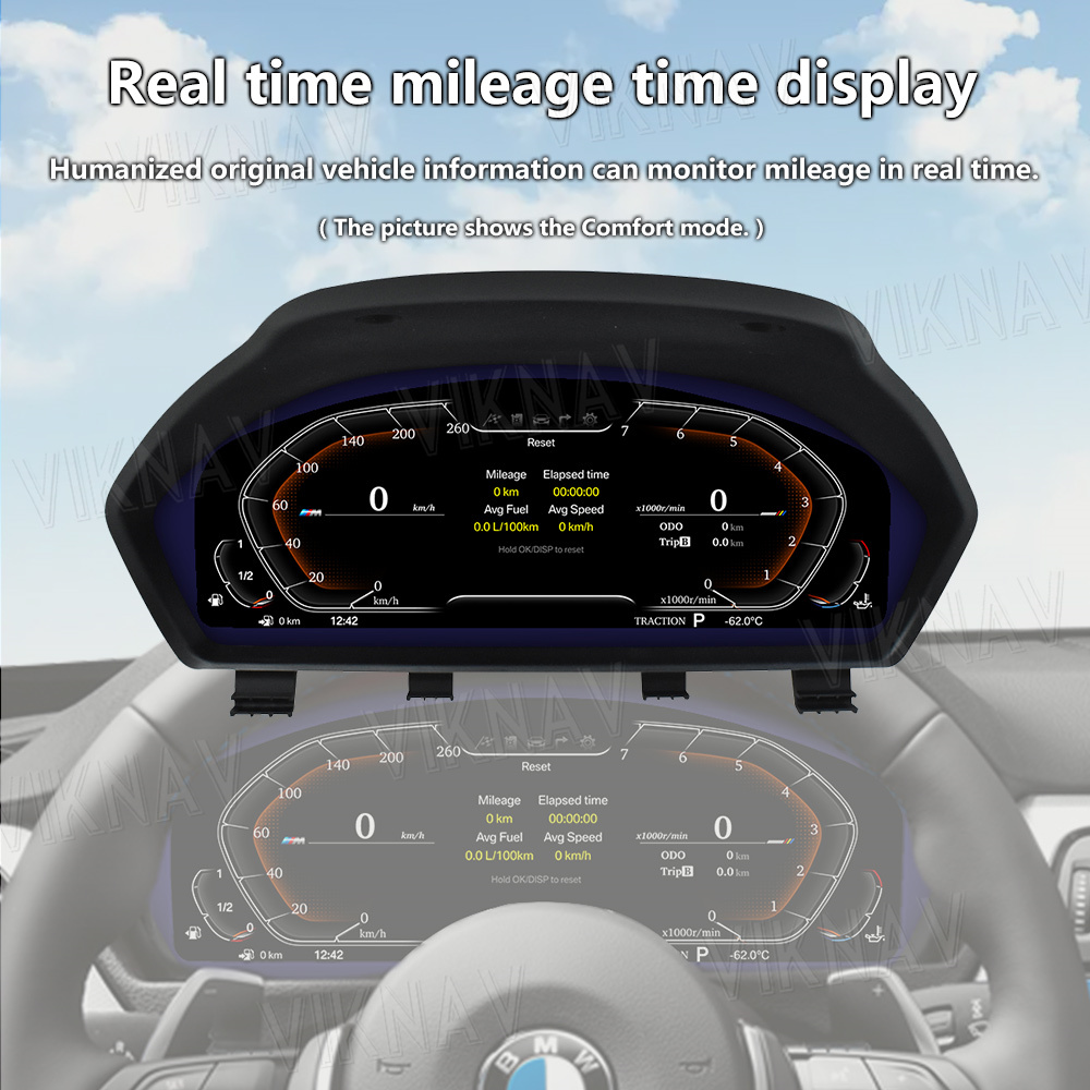 Viknav For BMW 3Series F30 F31 GT F34 4Series F32 F33 F36 (2011-2017) 12.3 inch Digital Dashboard Multimedia Player