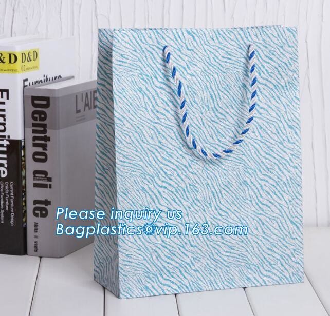 Custom paper bag with handle coated white paper bag printing pattern flower carrier bag,Flower carrier paper bags with d