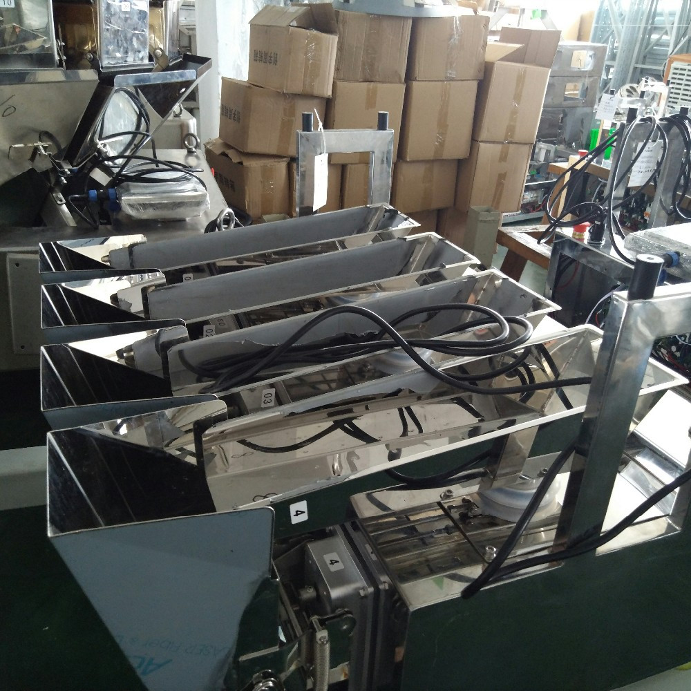 Semi Automatic 3000ml 5.4" HMI Interface 4 Head Linear Weigher For Bean Tea
