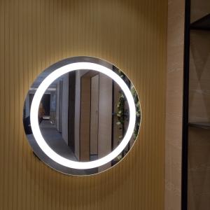 Modern Design Style Round Wall Mounted LED Bathroom Mirror with Touch Sensor Switch