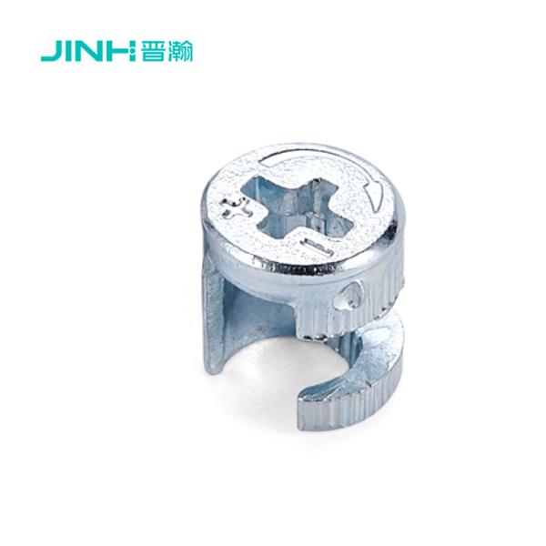 Quality Zinc Plated 10mm Cam Lock Easy To Install Furniture Cam Fitting For Desk Construction for sale