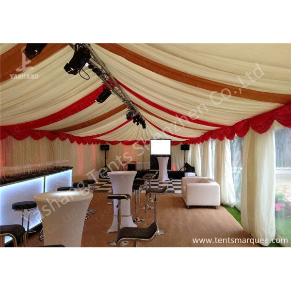 4x9M Arc Shape Outdoor Event Tent Transparent PVC Windows Waterproof