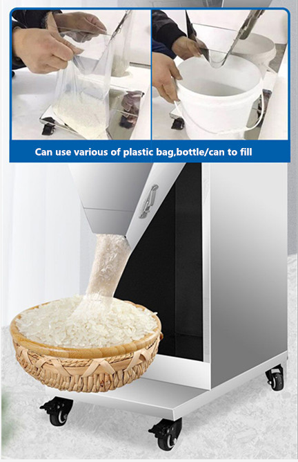 Vibration Tea Weighing Machine , Semi Automatic Weigh Filler For Coffee Bean Tea Bag