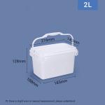 2L Rectangular Bucket Secure Sealing Lid For Transportation And Handling