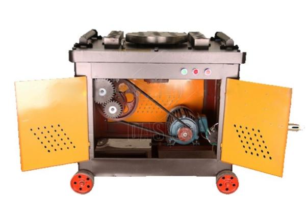 Quality Hydraulic Rebar Bending Machine / Reinforcement Bar Bender With Worm Gear Structure for sale