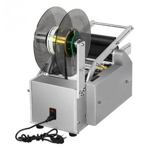 SS304 PLC Round Bottle Automatic Labelling Machine 40pcs/Min