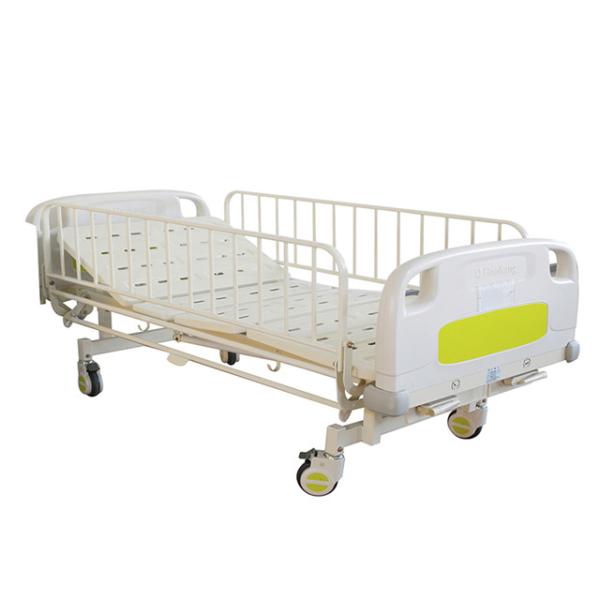Quality 2 Function ISO9001 Rest Lifting Manual Crank Hospital Bed for sale