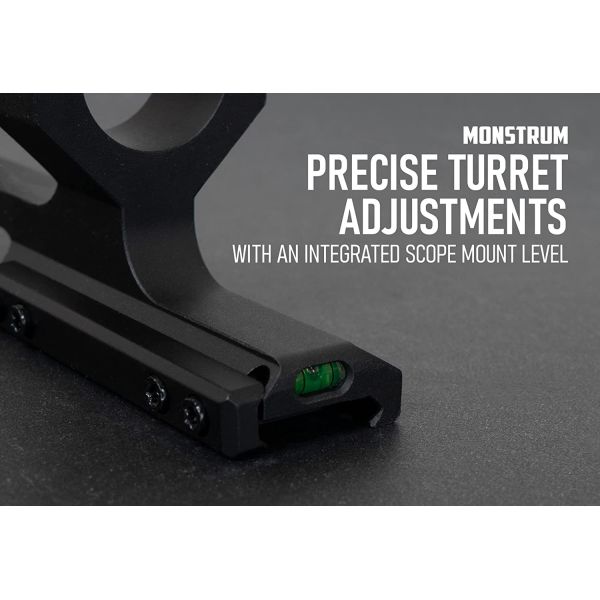 Lightweight 30mm Scope Mount With Integrated Level Bubble Slim Profile