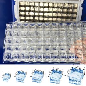 China Air / Water Cooling Industrial Ice Cube Maker With Stainless Steel Body Material wholesale