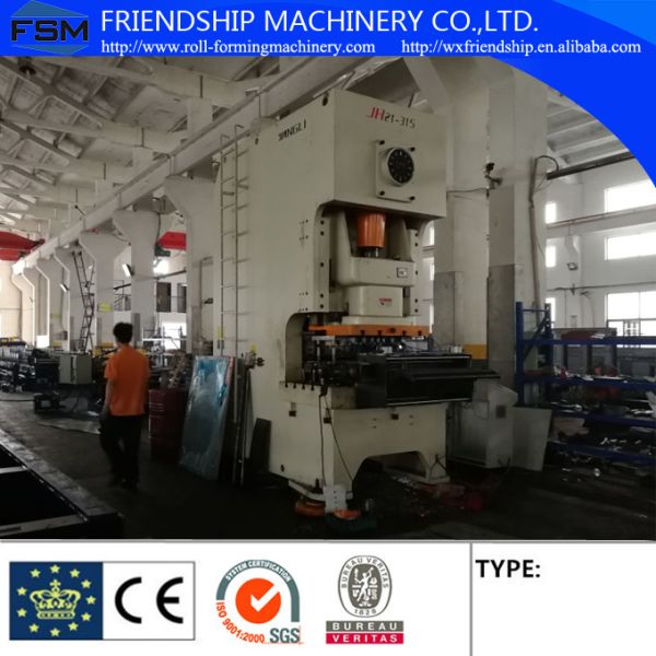 Automatic High Speed Cable Tray Roll Forming Machine With Gearbox Driven Automatic punching holes