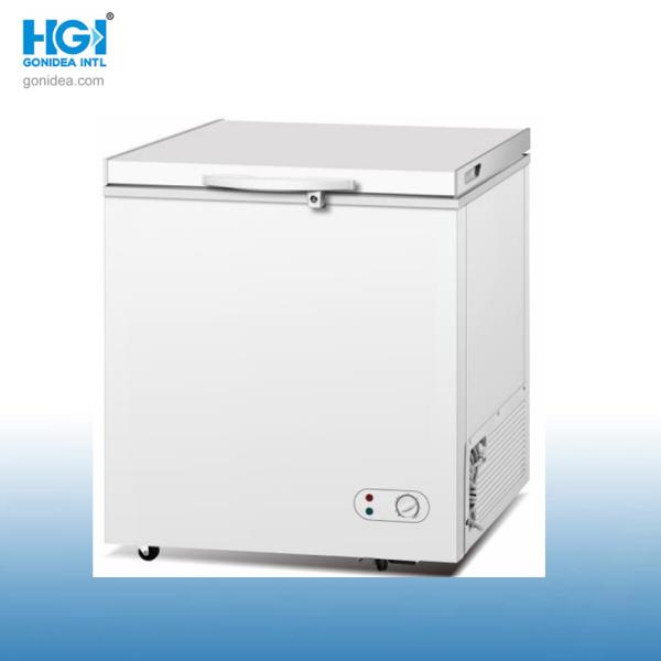 Quality Mechanical Temperature Control Horizontal Chest Freezer With Door Lock for sale