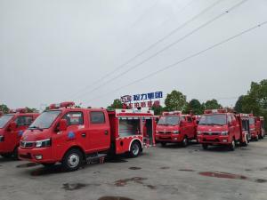 China Dongfeng 6 Wheels 1 Ton Fire Fighter Vehicle Water Tank Fire Fighting Truck wholesale