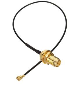 China IPX/U.FL To RP-SMA Rf Coaxial Connector 1.37mm 10cm For WLAN PCI WiFi Card wholesale