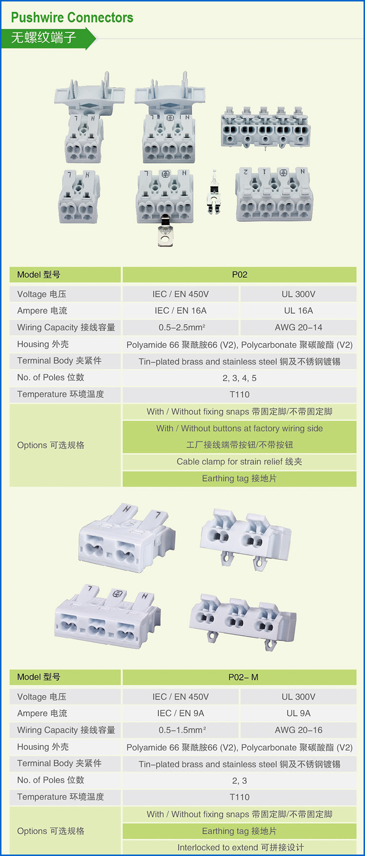 Injection Molding 5 Pole Wire Protected Connector Fuse Terminal Blocks FT06-5W With Brass Clamping Unit