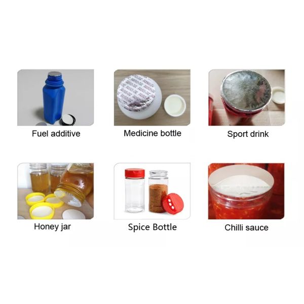 Plastic Bottle Aluminium Foil Automatic Induction Sealing Machine 110V 2000W