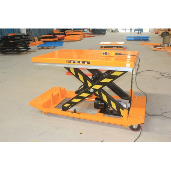 Portable Movable Scissor Lift Table Material Handling Lift Table For Pallets 50"X32"