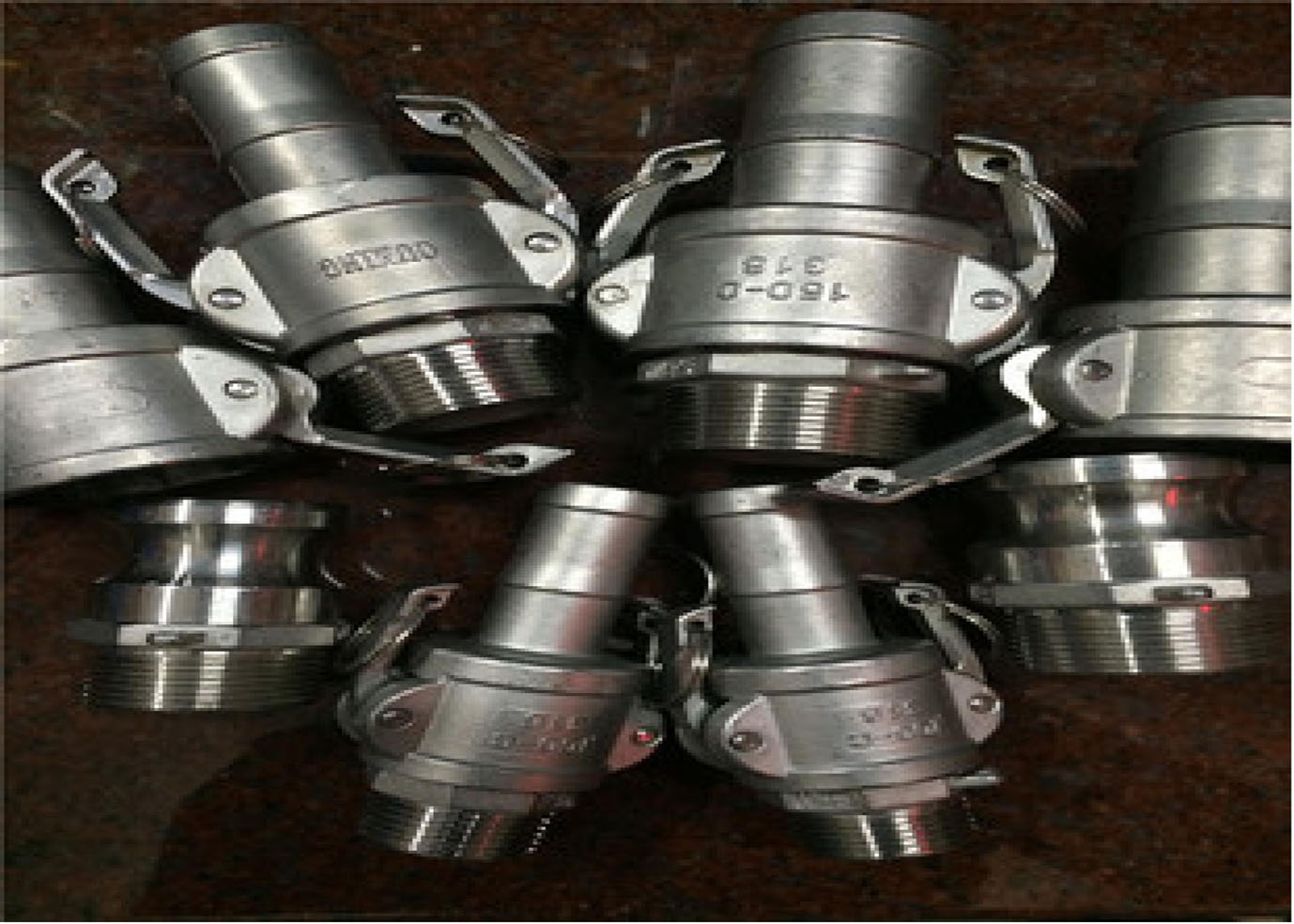 Male And Female Ends C / E Type 316 Stainless Steel Quick Release Couplings