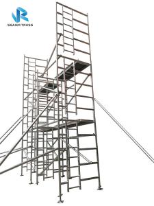 China Multipurpose Rising Aluminium Mobile Scaffold Tower Frame 2m - 20m Height on sale