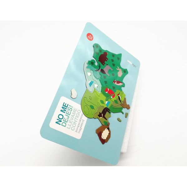 Magnetic Fridge Sticker ROHS Paper Fridge Puzzle Magnet For Kids Learning & Playing