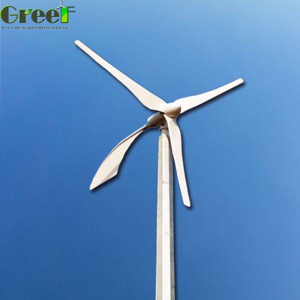 Quality HAWT On Grid 5kW Horizontal Axis Wind Turbine For Telecom Sites for sale
