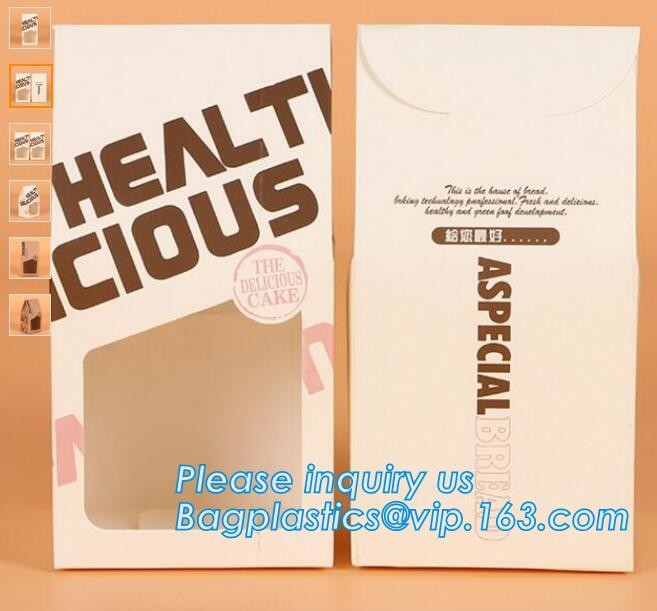 kraft paper sandwich box with window ,triangle sandwich box for packaging,Cardboard Box With Clear Window Burger Sandwic
