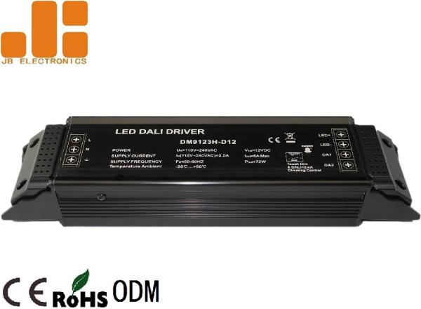 Quality AC100V - 240V 12v DALI Driver , PWM Signal Dimmable Driver For LED Lights for sale