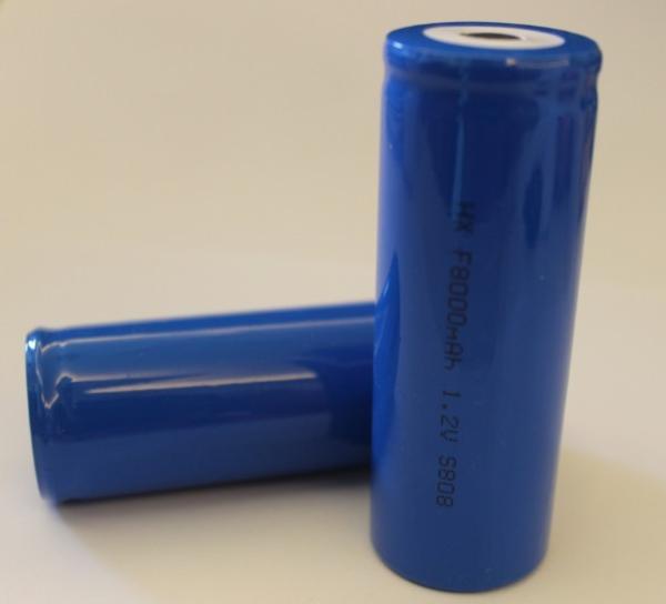 Quality F8000mAh Charging NICD Rechargeable Battery 1.2V For Wireless Mouse , Microphone for sale