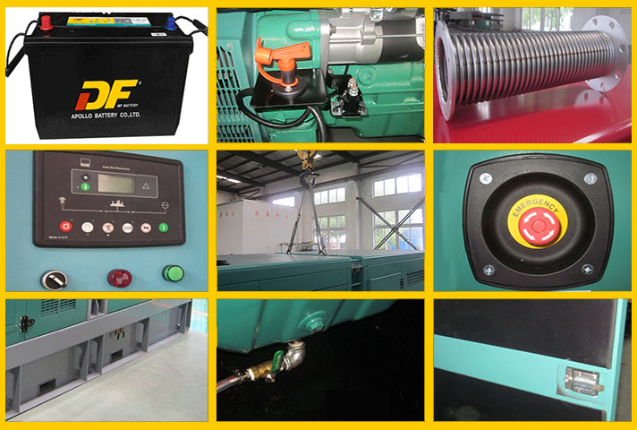 Cummins 40KW / 50KVA AC Brushless Three Phase Diesel Generator 4BTA3.9G2