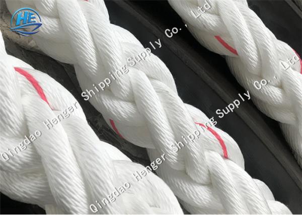 Quality Powerful PP Mooring Rope 8 Strand 56MM Good Abrasive Resistance Lightweight for sale