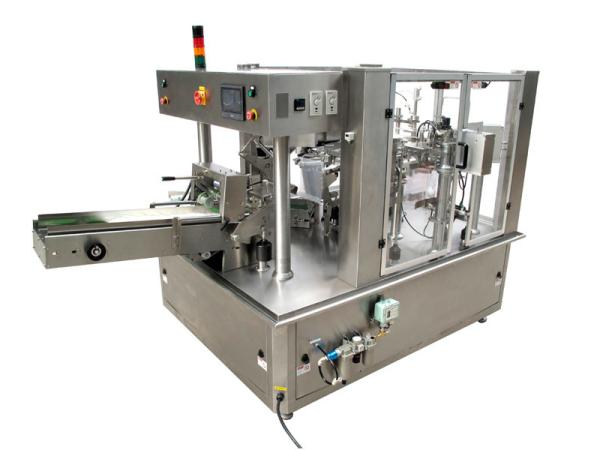 Quality 2000ml Infeed Conveyor Premade Pouch Filling Machine Rotary Doypack Touch Screen for sale