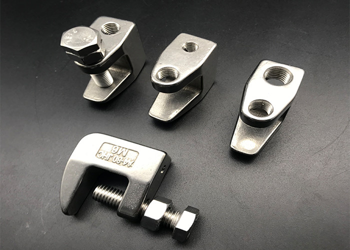 M10 3/8 Malleable Cast Iron Beam Clamp Pipe Hot Dip Galvanized Zinc Plated