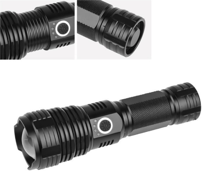 High Powered LED Torch Flashlight With 1500 Lumens Super Bright
