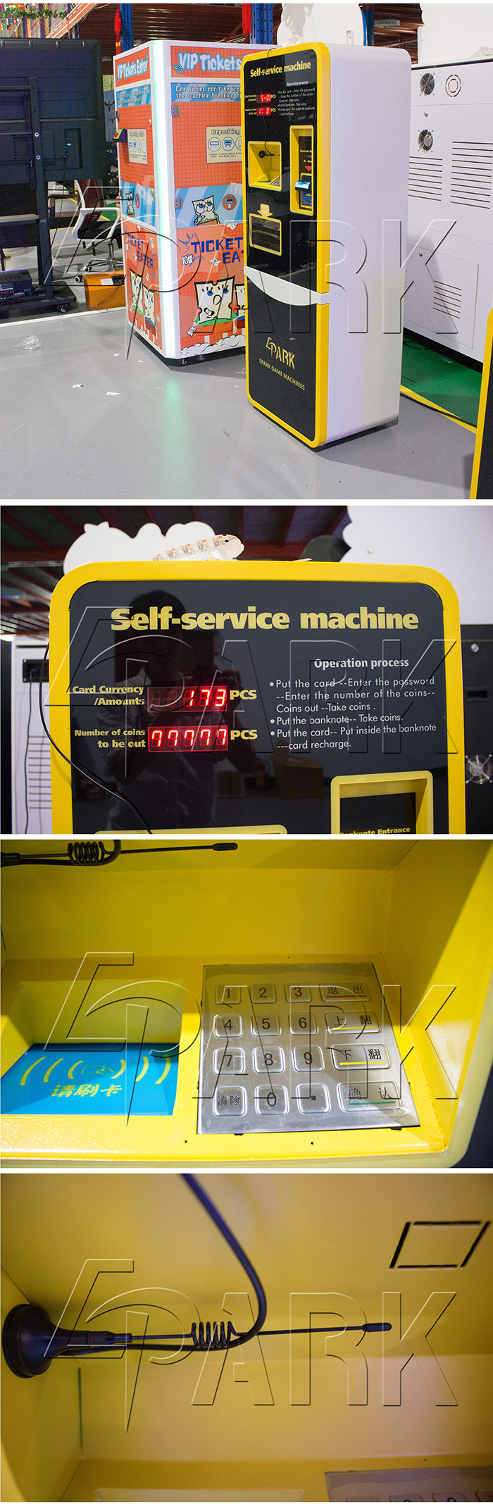 Multi Function Coin Vending Machine / Coin Operated Vending Machine Bill Acceptor
