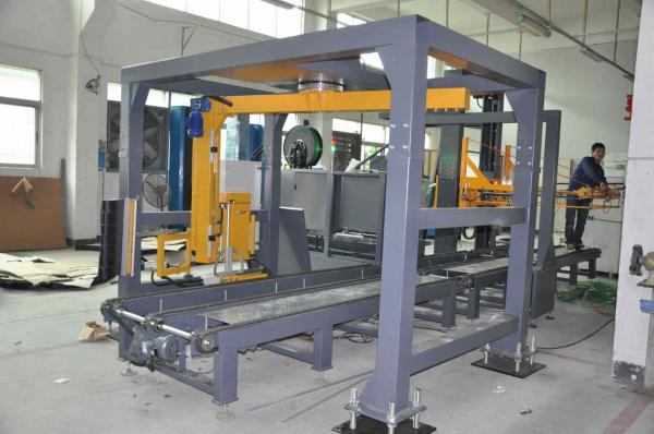 Quality Height Moveable Polypropylene Strapping Machine With Electrical And Electronic Controls for sale