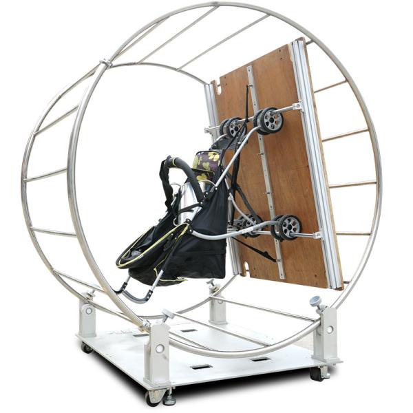 Quality 100 Degrees Turntable Strollers Testing Machine For Baby Carriages for sale
