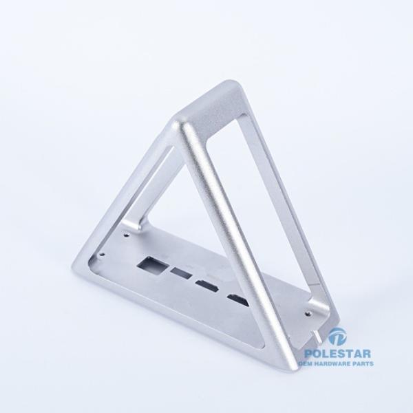 Quality CNC Inside Triangle Gusset Corner Bracket For 4545 Aluminium Profile for sale